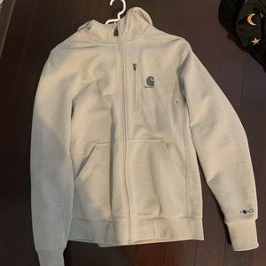 Womens Carhartt zip up sweatshirt with hood